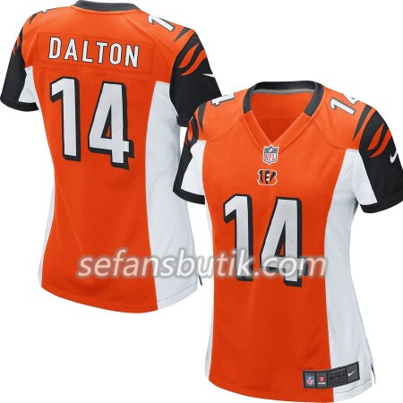Cincinnati Bengals Tröjor Andy Dalton 14 Nike Orange - Dame Cincinnati Bengals Tröjor Andy Dalton 14 Nike Orange - Dame